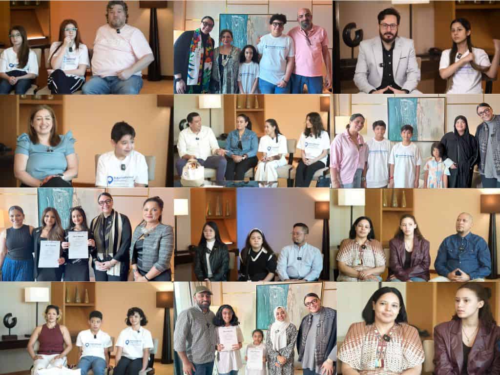 Parents with children in the UAE